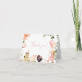 Cowgirl bedankt kaart (Voorkant)