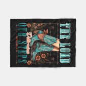 Cowgirl Bible Scripture Verse Western Jesus For Wo Fleece Deken (Voorkant (Horizontaal))