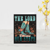 Cowgirl Bible Scripture Verse Western Jesus For Wo Kaart (Gele Bloem)