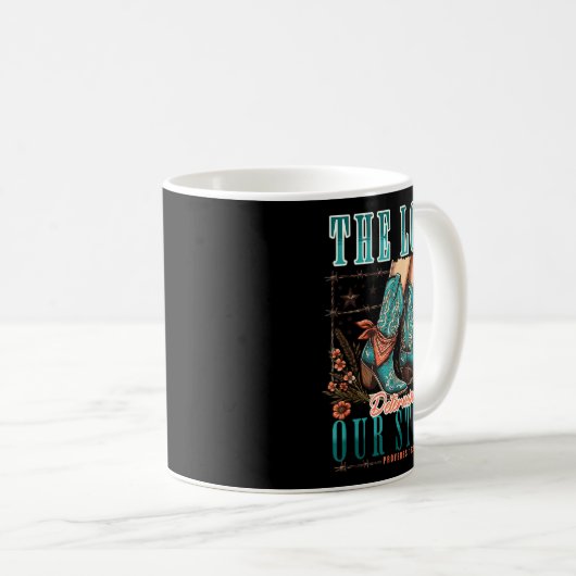 Cowgirl Bible Scripture Verse Western Jesus For Wo Koffiemok (Voorkant rechts)