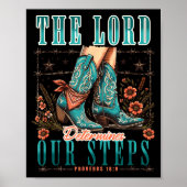 Cowgirl Bible Scripture Verse Western Jesus For Wo Poster (Voorkant)