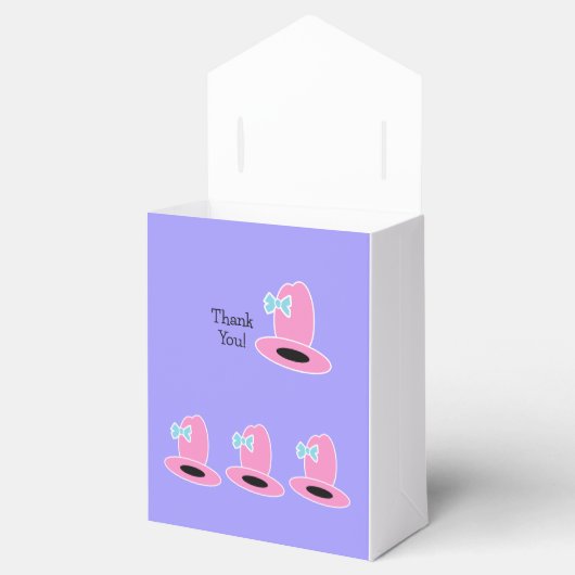 Cowgirl Birthday Bedankdoosjes (Geopend)