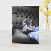 COWGIRL BIRTHDAY-KAART KAART (Gele Bloem)