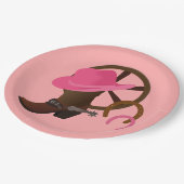 Cowgirl Birthday Party Papieren Bordje (Gekanteld)