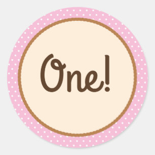 Cowgirl Birthday Party Ronde Sticker