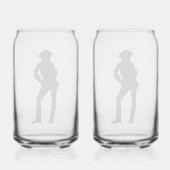 Cowgirl Blikvorm Glas (Achterkant)