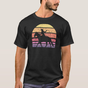 Cowgirl Boerderij Land voor vrouwelijke dieren Ret T-shirt