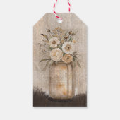 Cowgirl Boho Floral Western script Cadeaulabel (Achterkant)