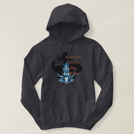Cowgirl Boho Style Hoodie (Design voorkant)