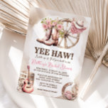 Cowgirl Boot Floral Western Vrijgezellenfeest Kaart<br><div class="desc">Cowgirl Boot Floral Western Invitation zadel up put boots on,  western vrijgezellenfeest,  cowboy vrijgezellenfeest,  Cowgirl Boot Floral Western BridalShower, </div>