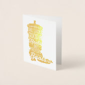 Cowgirl Boot Note Kaart (Voorkant)