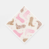 Cowgirl Boot Paper Party servetten (Hoek)