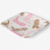 Cowgirl Boot Party Borden Papieren Bordje (Gebogen)