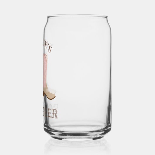 Cowgirl Boot | wortelbier Blikvorm Glas (Links)