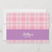 Cowgirl Boots Birthday Party Kaart (Achterkant)