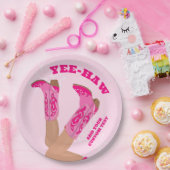 Cowgirl Boots Custom Personalized Papieren Bordje (Feest)
