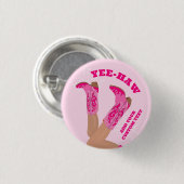 Cowgirl Boots Custom Personalized Ronde Button 3,2 Cm (Voorkant /achterkant)