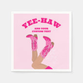 Cowgirl Boots Custom Personalized Servet (Voorkant)