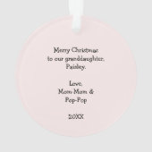 Cowgirl Boots Een meisje dat van paarden houdt Ornament (achterkant)