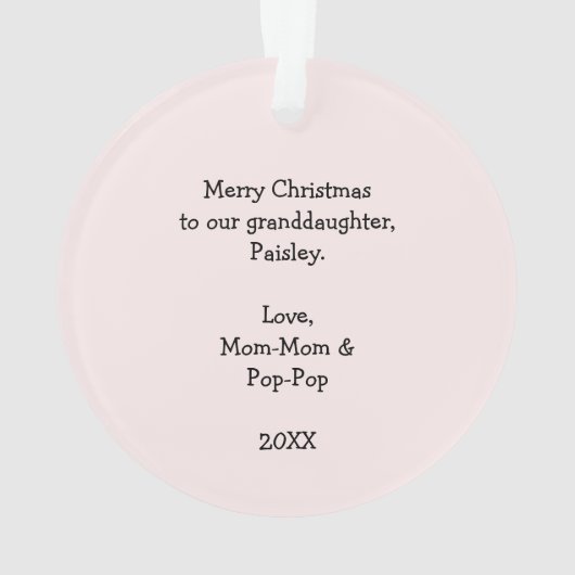 Cowgirl Boots Een meisje dat van paarden houdt Ornament (achterkant)