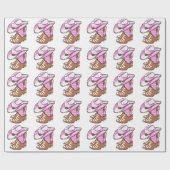 Cowgirl Boots en Pet Cadeaupapier (Vlak)