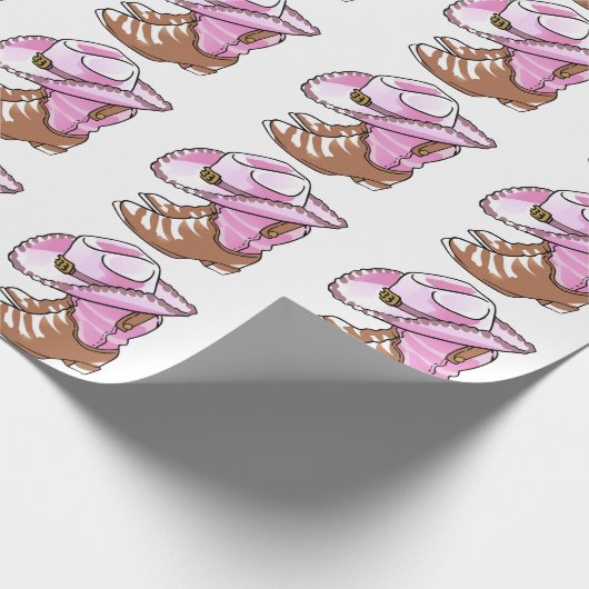 Cowgirl Boots en Pet Cadeaupapier (Hoek)