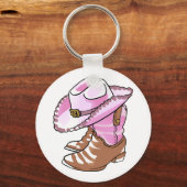 Cowgirl Boots en Pet Sleutelhanger (Voorkant)