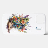 Cowgirl Boots en wilde bloemen monogrammen Case-Mate iPhone Case (Achterkant (horizontaal))