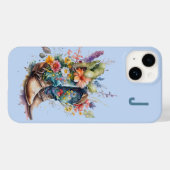 Cowgirl Boots en wilde bloemen monogrammen Case-Mate iPhone Case (Achterkant (horizontaal))