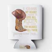 Cowgirl Boots & Pet I Cross My Heart Western Count Blikjeskoeler (Achterkant)