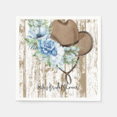 cowgirl bridal shower  servet (Voorkant)