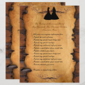 Cowgirl Brides Custom Lesbian Wedding Programs (Voorkant / Achterkant)