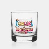 Cowgirl Bridesmaid Whisky Glas (Achterkant)