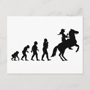 Cowgirl Briefkaart