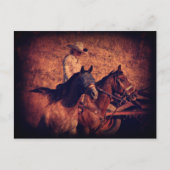 Cowgirl Briefkaart (Voorkant)