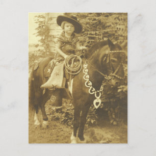  COWGIRL BRIEFKAART OF INVITATIE