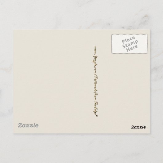 Cowgirl  Briefkaart Reproduction (Achterkant)