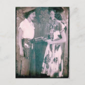 Cowgirl  Briefkaart Reproduction (Voorkant)