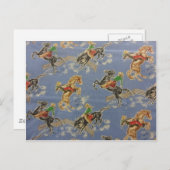 Cowgirl Bronc Rider Briefkaart (Voorkant / Achterkant)