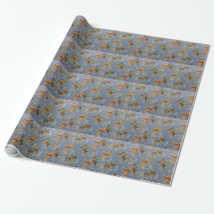 Cowgirl Bronc Rider Cadeaupapier