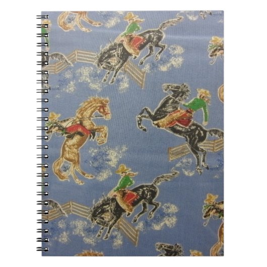 Cowgirl Bronc Rider Notitieboek (Voorkant)