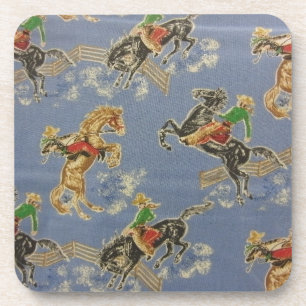 Cowgirl Bronc Rider Onderzetter