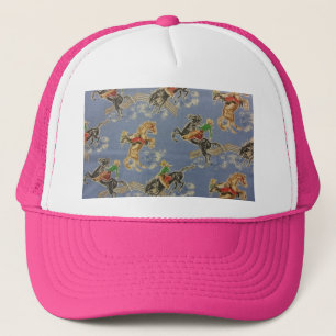 Cowgirl Bronc Rider Trucker Pet