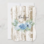 cowgirl bruids douche uitnodiging (Achterkant)