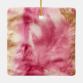 Cowgirl Bruin Koeienhuid western Cowboy laarzen Keramisch Ornament (Achterkant)