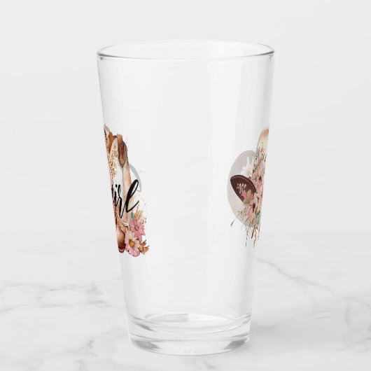 Cowgirl Bruin western Cowboy laarzen Glas (Links)