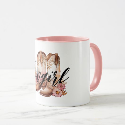 Cowgirl Bruin western Cowboy laarzen Mok (Voorkant rechts)