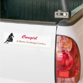 Cowgirl Bumpersticker (Op Truck)