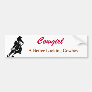 Cowgirl Bumpersticker