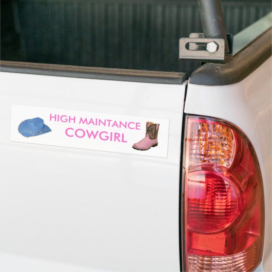 Cowgirl Bumpersticker (Op Truck)